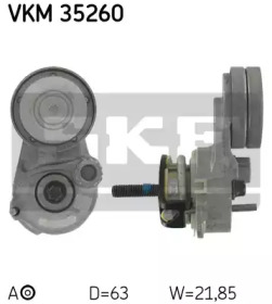 Поликлиновойремень / комплект SKF для CHEVROLET AVEO седан (T250, T255) 1.4